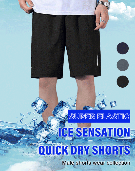 2024 Nya modeller Unisex Ice Silk snabbtorkande shorts i stretch