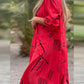 🔥🌷Last Day Promotion 30% RABATT - 💃V-ringad klänning i bomull och linne